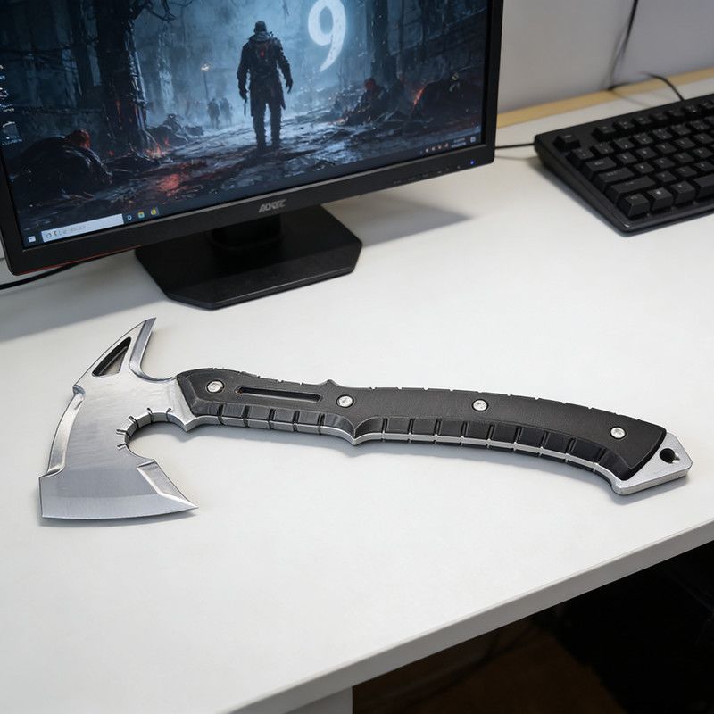Cosplay Prop Axe - Cosplay Biohazard RE9 3D-geprinte bijl plastic
