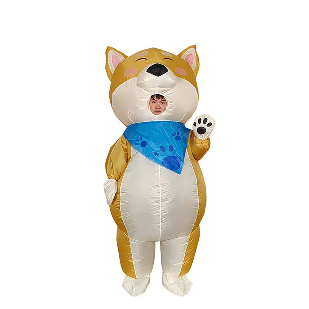 Draag een sjaal Geel hond opbl - Cosplay Prop Business recensie en prijs