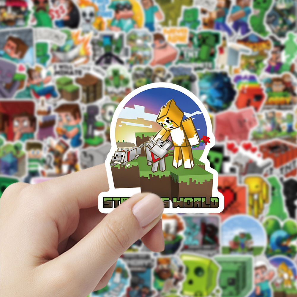 104 stuks Minecraft Stickers C - Cosplay Prop Dagger recensie en prijs