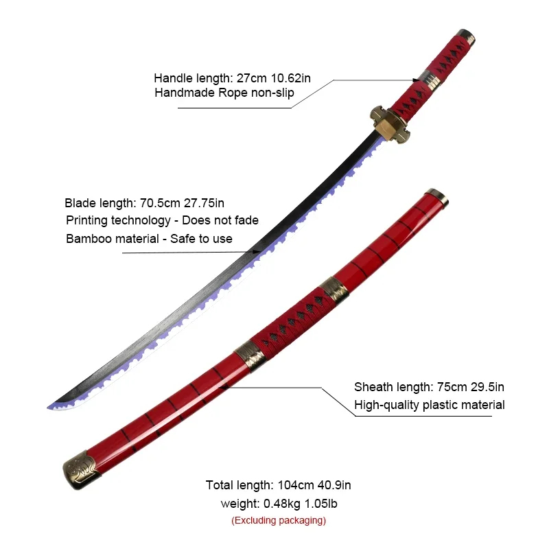 2026 3-delige Roronoa Zoro Zwa - Cosplay Prop Dagger recensie en prijs