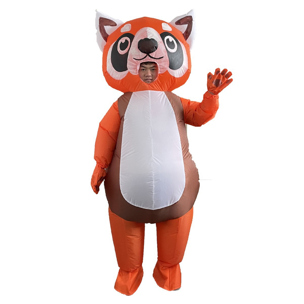 Oranje Rode Panda Opblaasbaar  - Cosplay Prop Business recensie en prijs
