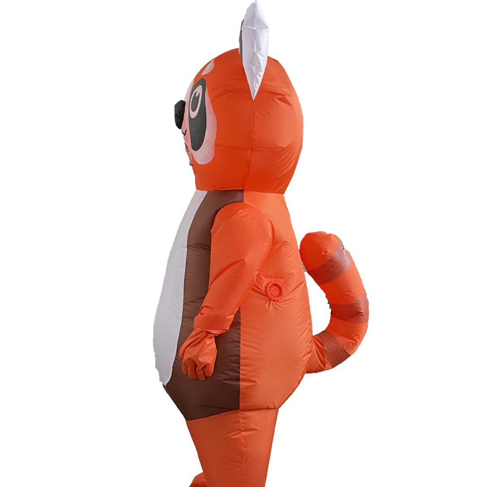 Oranje Rode Panda Opblaasbaar  - Cosplay Prop Business recensie en prijs