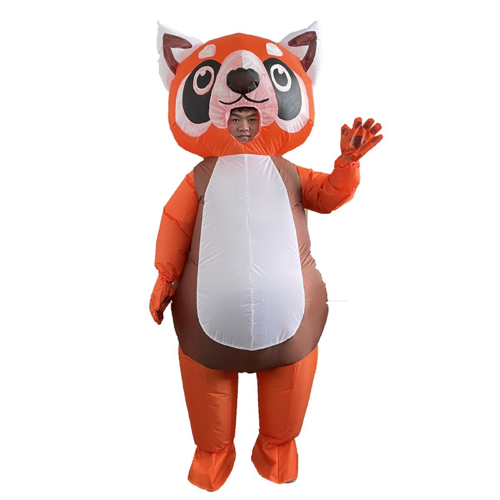 Oranje Rode Panda Opblaasbaar  - Cosplay Prop Business recensie en prijs
